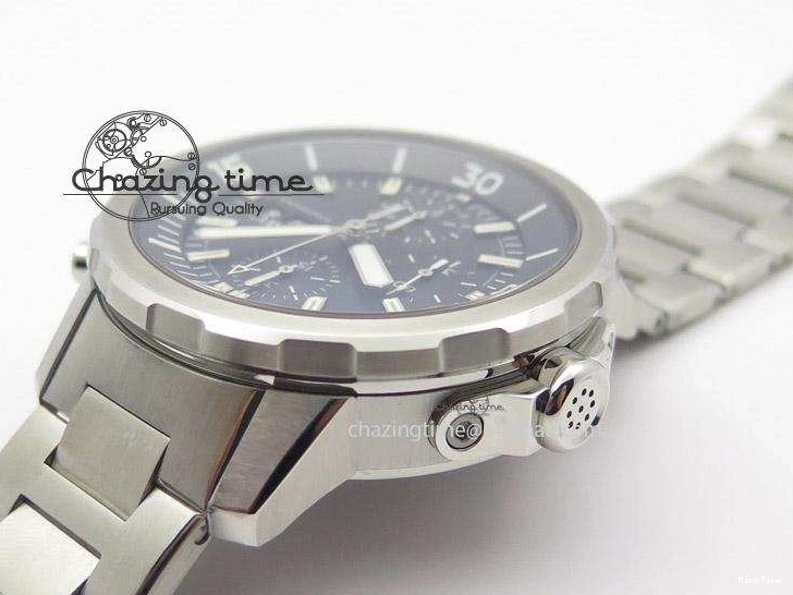 MIROTIME 0211 Classic Aquatimer Chrono IW376803 V6F 1:1 Best Edition Black Dial On SS Bracelet A 7361